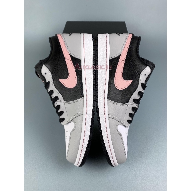 Air Jordan 1 Low Grey Fog Bleached Coral 553558-062-1 Black/Grey Fog/White/Bleached Coral Sneakers