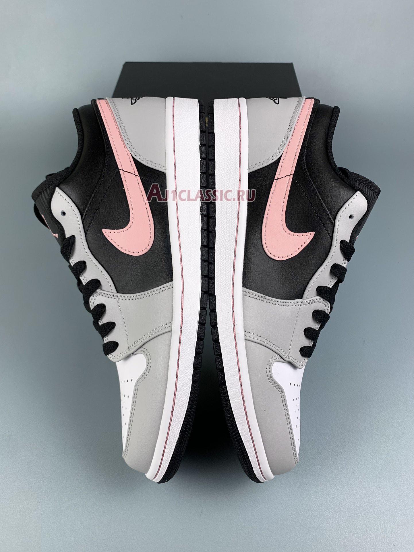 Air Jordan 1 Low "Grey Fog Bleached Coral" 553558-062-1