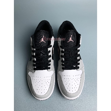 Air Jordan 1 Low Grey Fog Bleached Coral 553558-062-1 Black/Grey Fog/White/Bleached Coral Sneakers