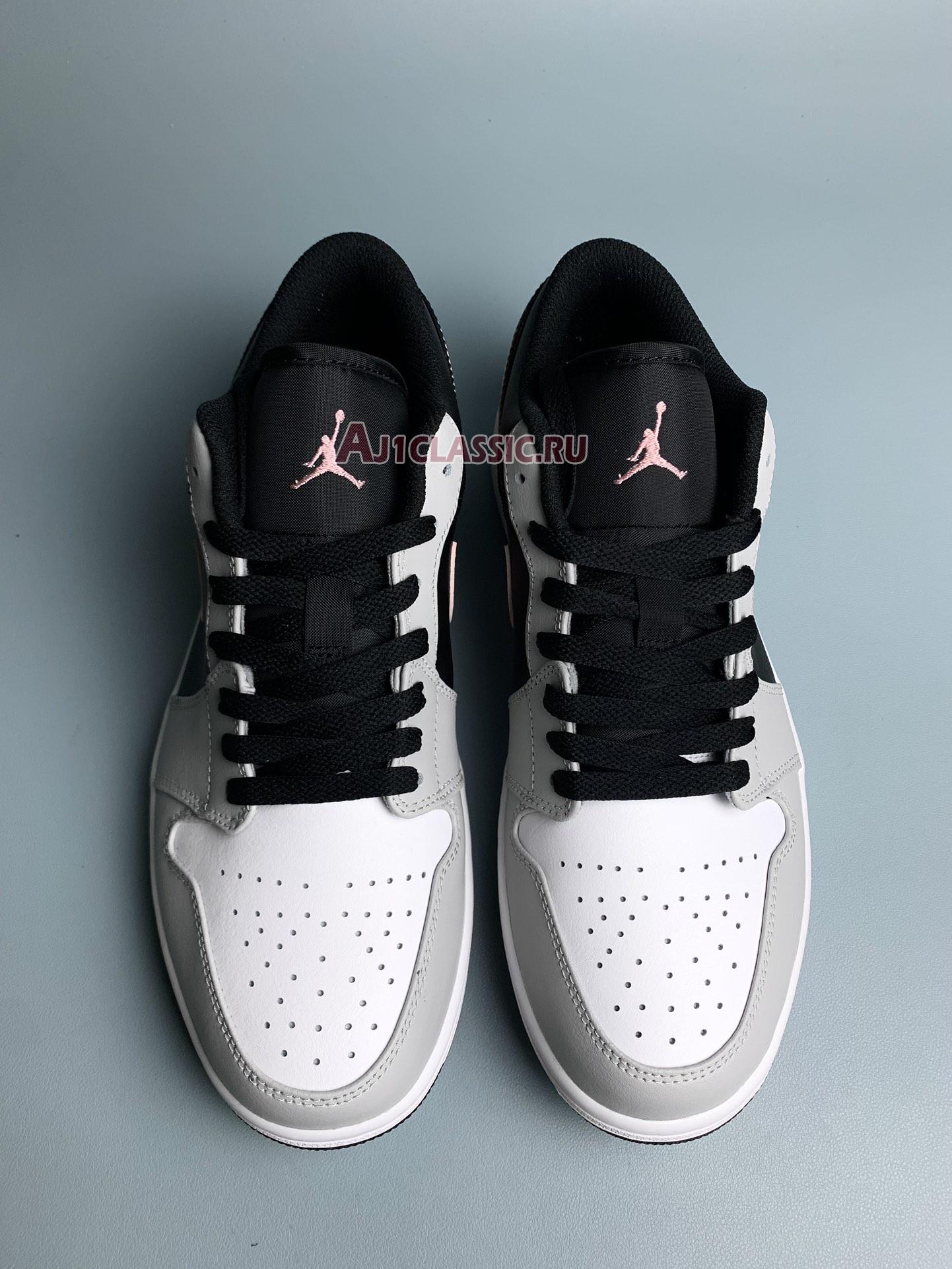 Air Jordan 1 Low "Grey Fog Bleached Coral" 553558-062-1