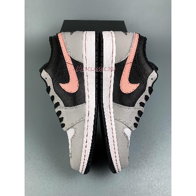 Air Jordan 1 Low Grey Fog Bleached Coral 553558-062-1 Black/Grey Fog/White/Bleached Coral Sneakers