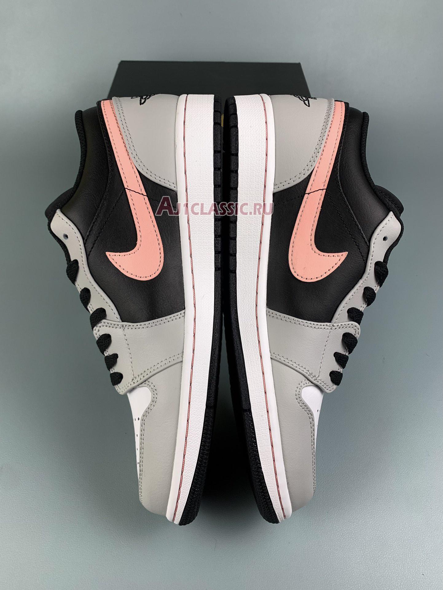 Air Jordan 1 Low "Grey Fog Bleached Coral" 553558-062-1