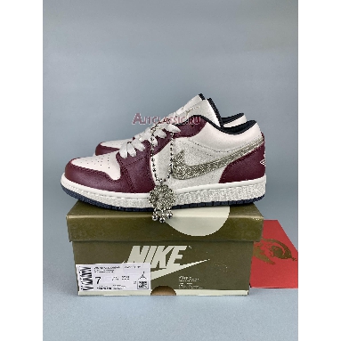 Air Jordan 1 Low SE Chinese New Year FJ5735-100 Sail/Metallic Gold Grain/Dark Team Red/Dark Smoke Grey/Dark Team Red Sneakers