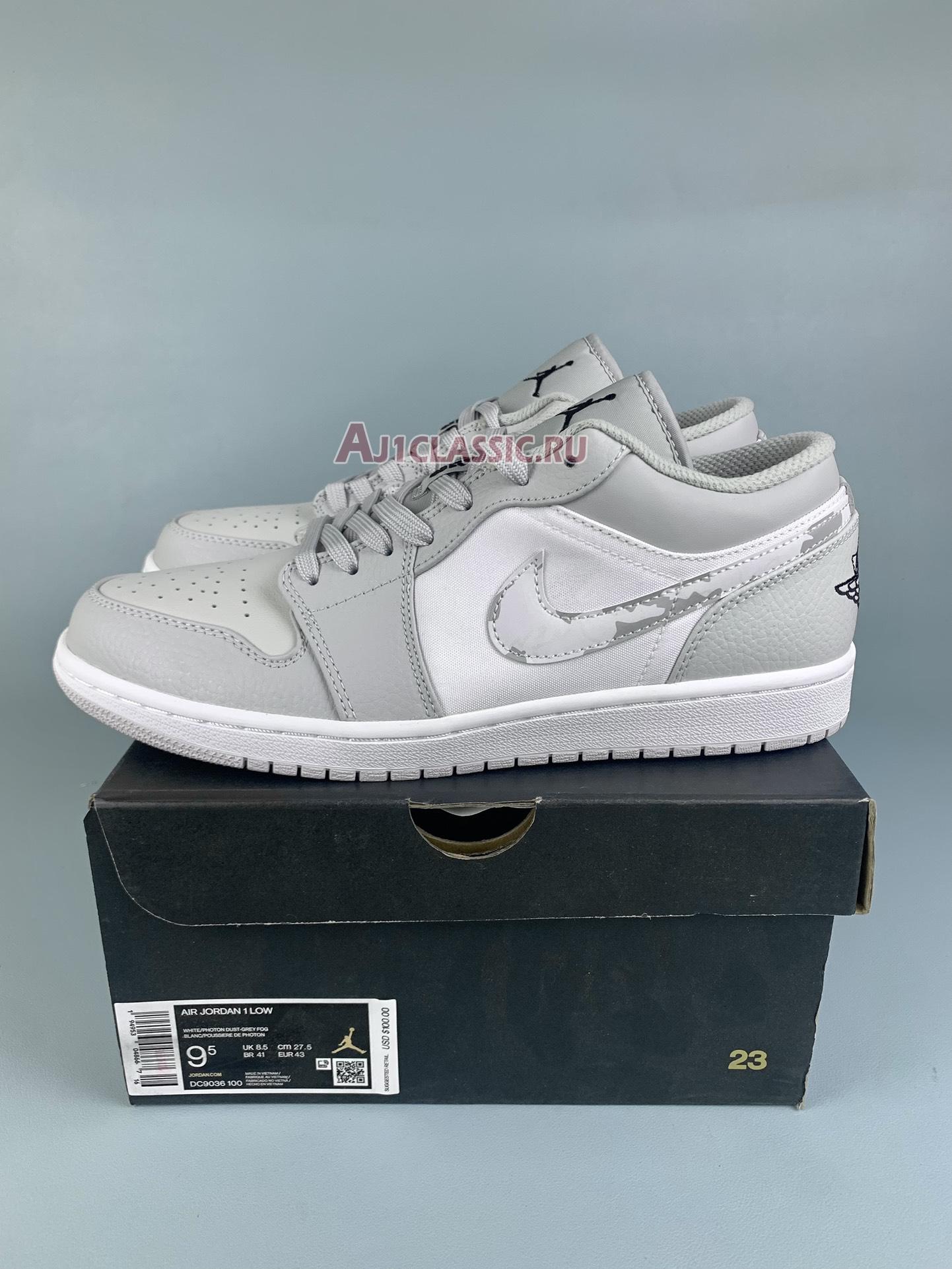 New Air Jordan 1 Low "White Camo" DC9036-100-1 Shoes