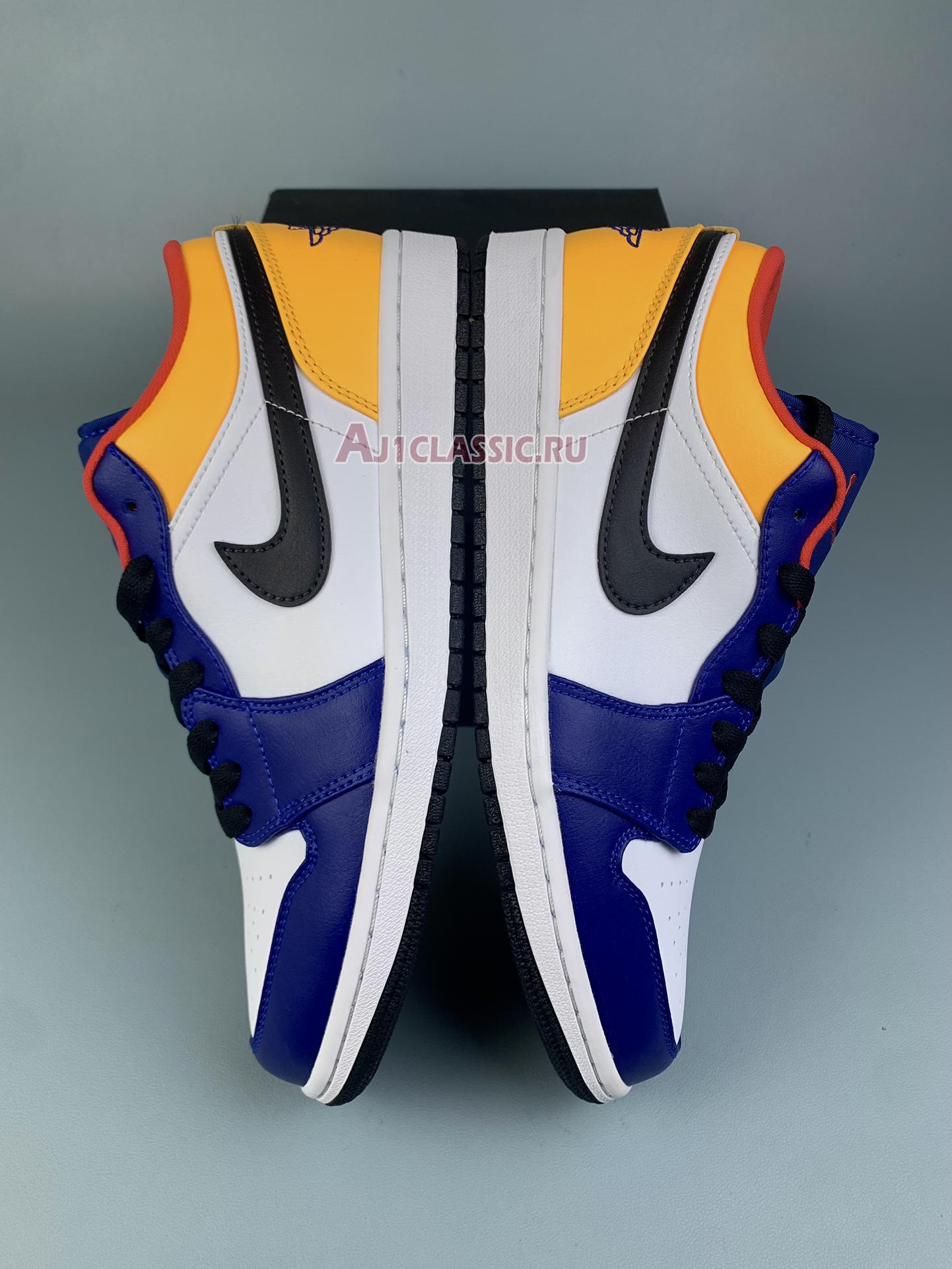 Air Jordan 1 Low "White Deep Royal Blue" 553558-123-1