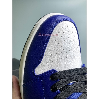 Air Jordan 1 Low White Deep Royal Blue 553558-123-1 White/Deep Royal Blue/Laser Orange/Track Red Sneakers