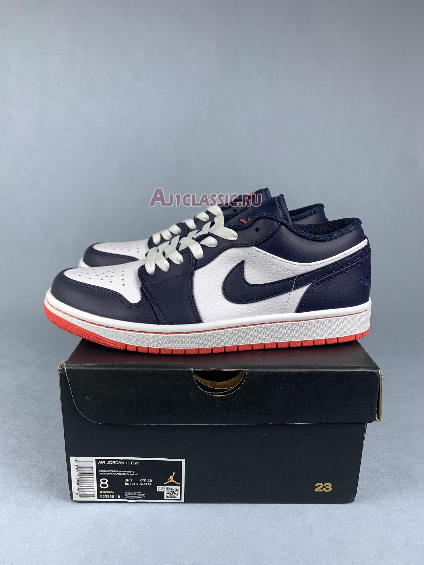 New Air Jordan 1 Retro Low "Pastel Plum" 553558-481-1 Shoes