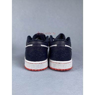 Air Jordan 1 Retro Low Pastel Plum 553558-481-1 Obsidian/Ember Glow-White Sneakers