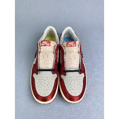 Trophy Room x Air Jordan 1 Retro Low OG SP Rookie Card - Away FN0432-100 Sail/Black/Varsity Red/Muslin/Baltic Blue/Yellow Strike Mens Womens Shoes