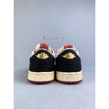 Trophy Room x Air Jordan 1 Retro Low OG SP Rookie Card - Away FN0432-100 Sail/Black/Varsity Red/Muslin/Baltic Blue/Yellow Strike Sneakers