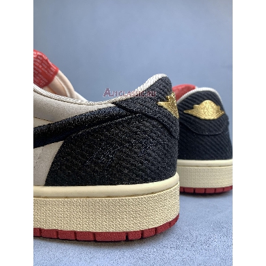 Trophy Room x Air Jordan 1 Retro Low OG SP Rookie Card - Away FN0432-100 Sail/Black/Varsity Red/Muslin/Baltic Blue/Yellow Strike Mens Womens Shoes