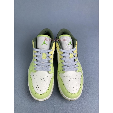 Air Jordan 1 Low Sail Pale Citron FD9906-131 Sail White/Oil Green/Light Lime Green Sneakers