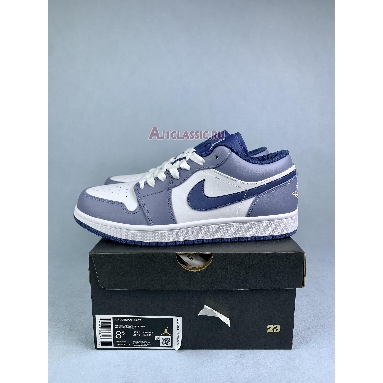 Air Jordan 1 Low Ashen Slate 553558-414 Ashen Slate/Mystic Navy/White Sneakers