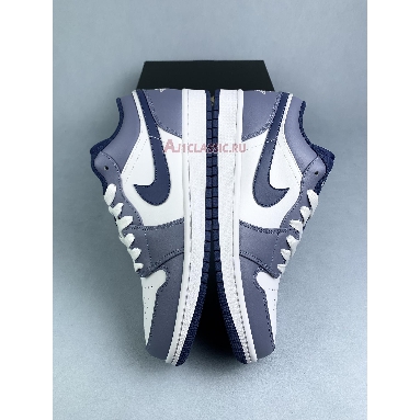 Air Jordan 1 Low Ashen Slate 553558-414 Ashen Slate/Mystic Navy/White Mens Womens Shoes