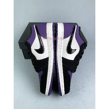 Air Jordan 1 Low Court Purple 553558-125-1 White/Black-Court Purple Sneakers