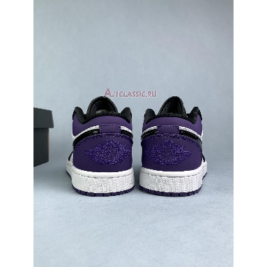 Air Jordan 1 Low Court Purple 553558-125-1 White/Black-Court Purple Sneakers