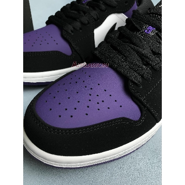 Air Jordan 1 Low Court Purple 553558-125-1 White/Black-Court Purple Sneakers