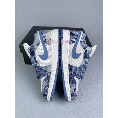 Air Jordan 1 Low Washed Denim DM8947-100 White/Dutch Blue/White Sneakers