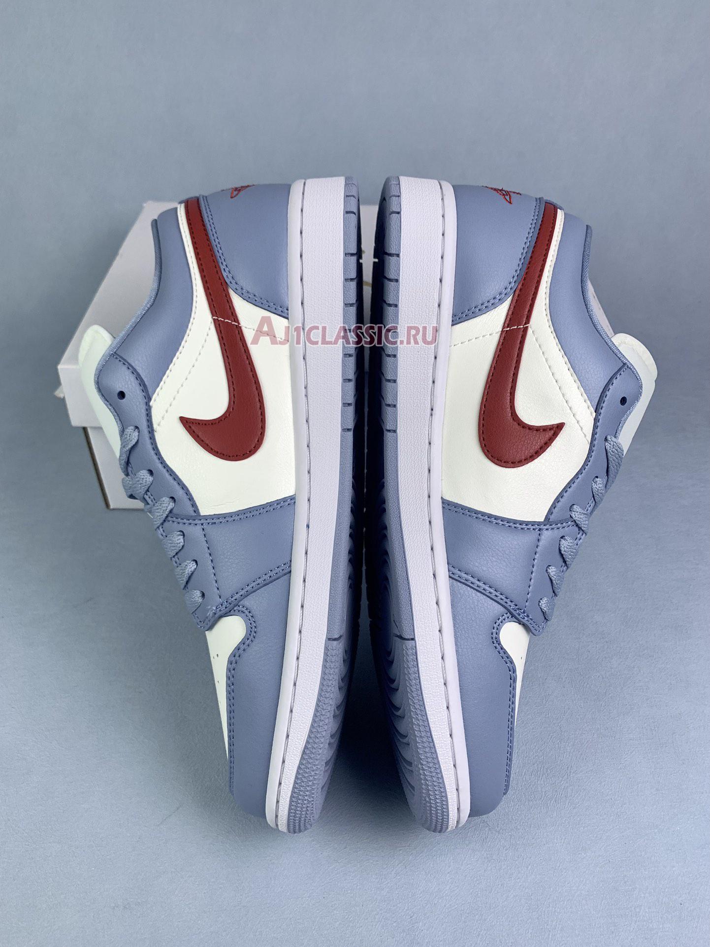 Air Jordan 1 Low "Blue Whisper Dune Red" DC0774-164