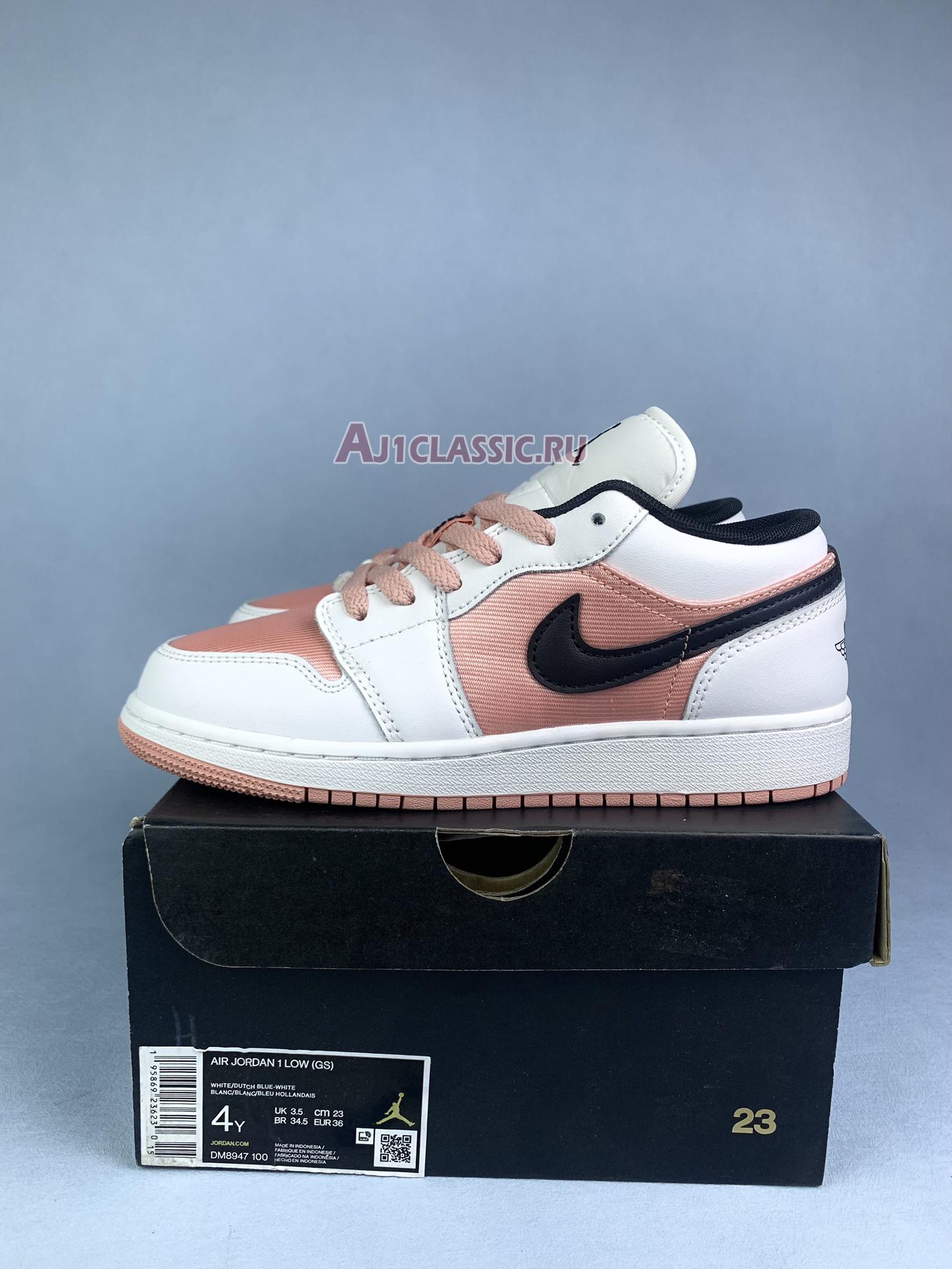 New Air Jordan 1 Low GS "Light Madder Root" DM8960-801-1 Shoes