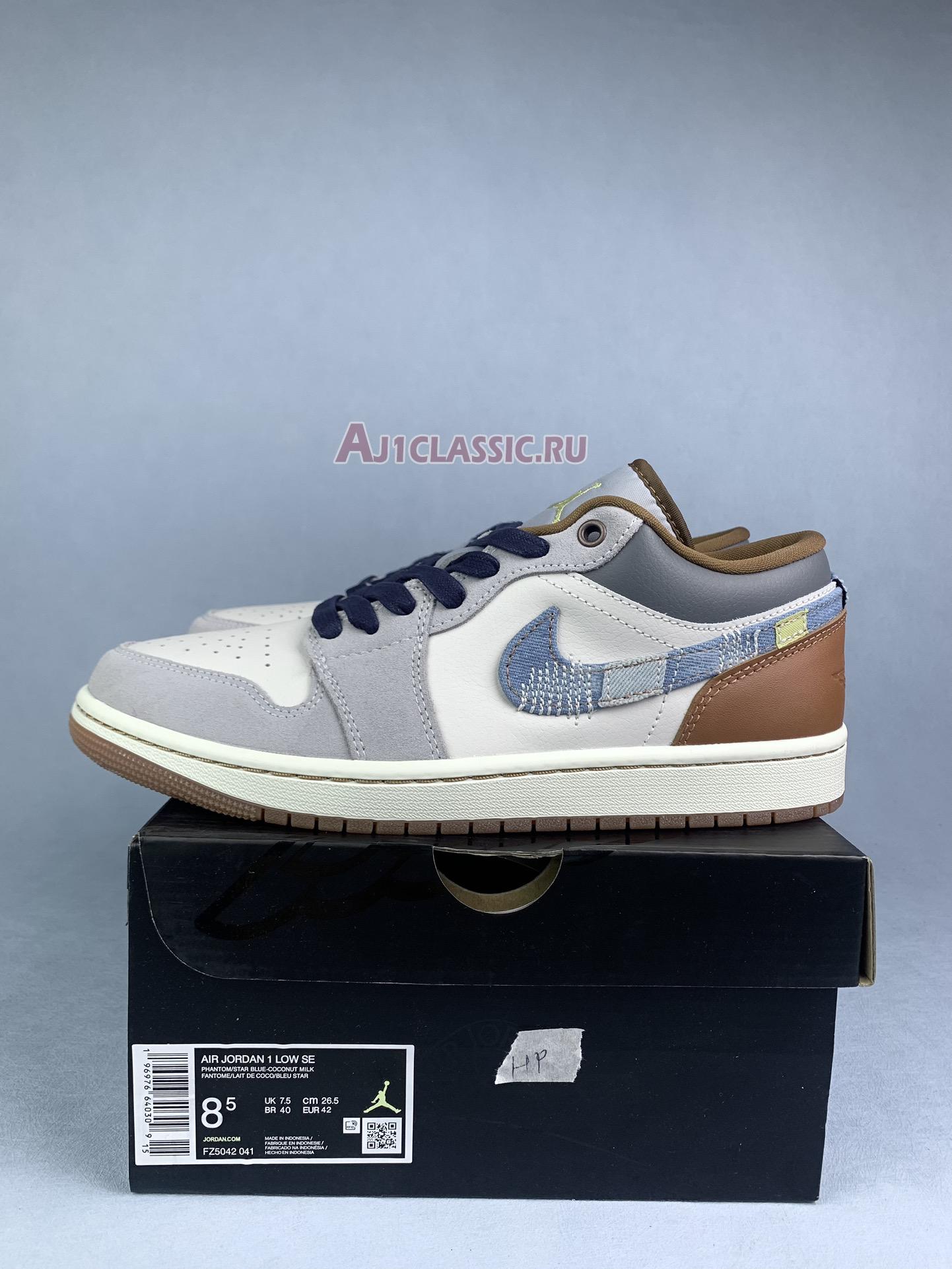 Air Jordan 1 Low SE "Repaired Denim Swoosh" FZ5042-041