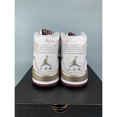 Air Jordan Legacy 312 Year of the Dragon HF0745-131 Sail/Sail/Metallic Gold Grain/Oil Green Sneakers