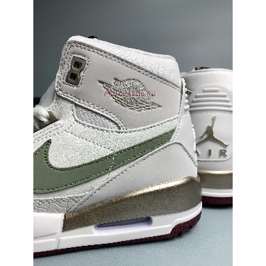 Air Jordan Legacy 312 Year of the Dragon HF0745-131 Sail/Sail/Metallic Gold Grain/Oil Green Sneakers