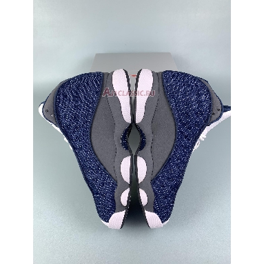 Air Jordan 13 Retro Flint 414571-404-1 Navy/Carolina Blue/Flint Grey/White Mens Womens Shoes