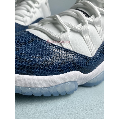 Air Jordan 11 Retro Low Snake Navy CD6846-102-1 White/Black-Navy Sneakers