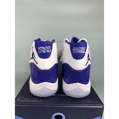 Air Jordan 11 Retro Concord Sketch AH7860-100-1 White/Blue-Concord Mens Womens Shoes