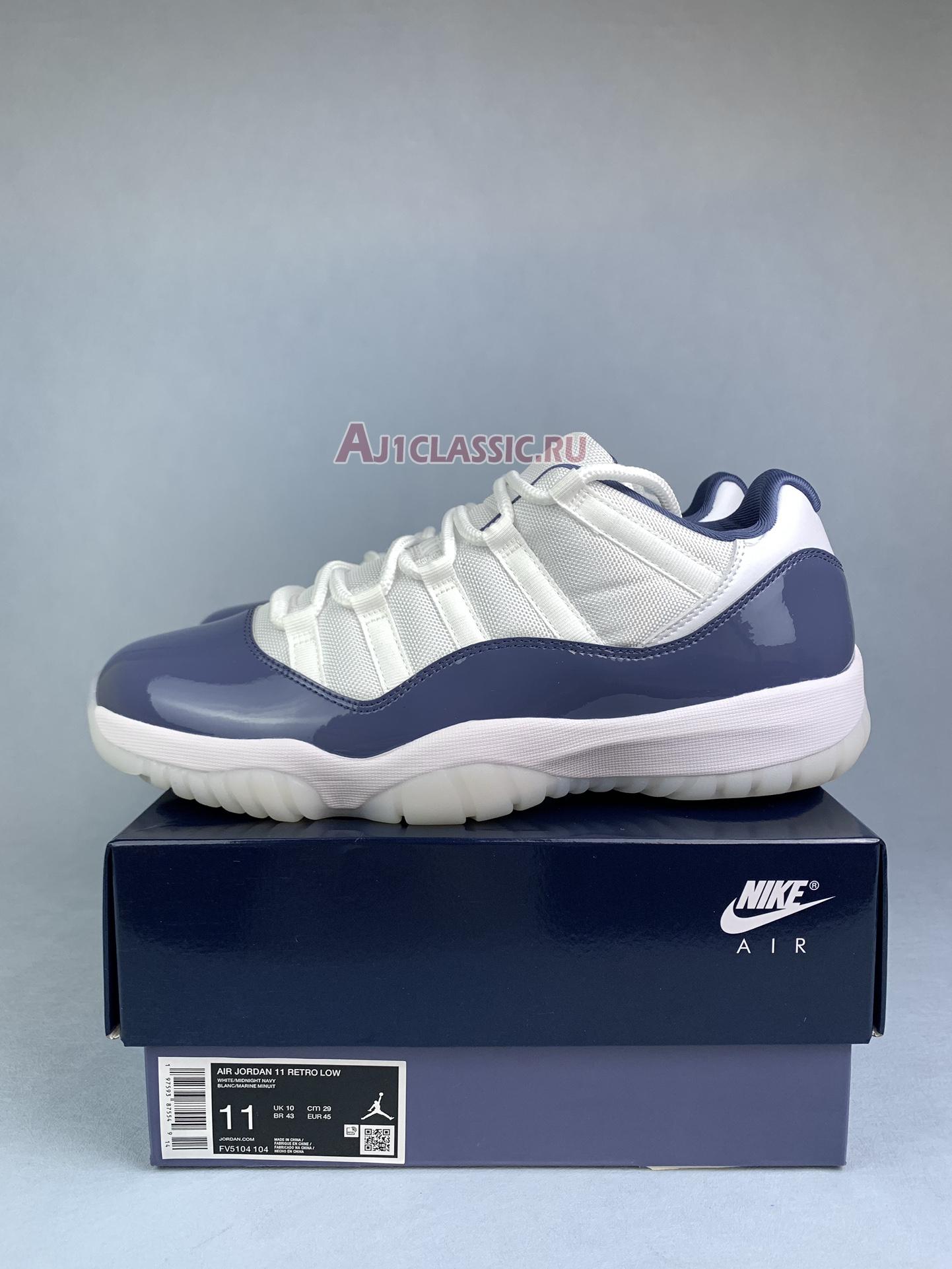 New Air Jordan 11 Retro Low "Diffused Blue" FV5104-104 Shoes