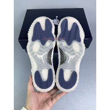 Air Jordan 11 Retro Low Diffused Blue FV5104-104 White/Midnight Navy/Diffused Blue/Football Grey Sneakers