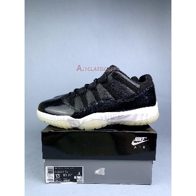 Air Jordan 11 Retro Low 72-10 AV2187-001 Black/Gym Red/White/Sail Sneakers