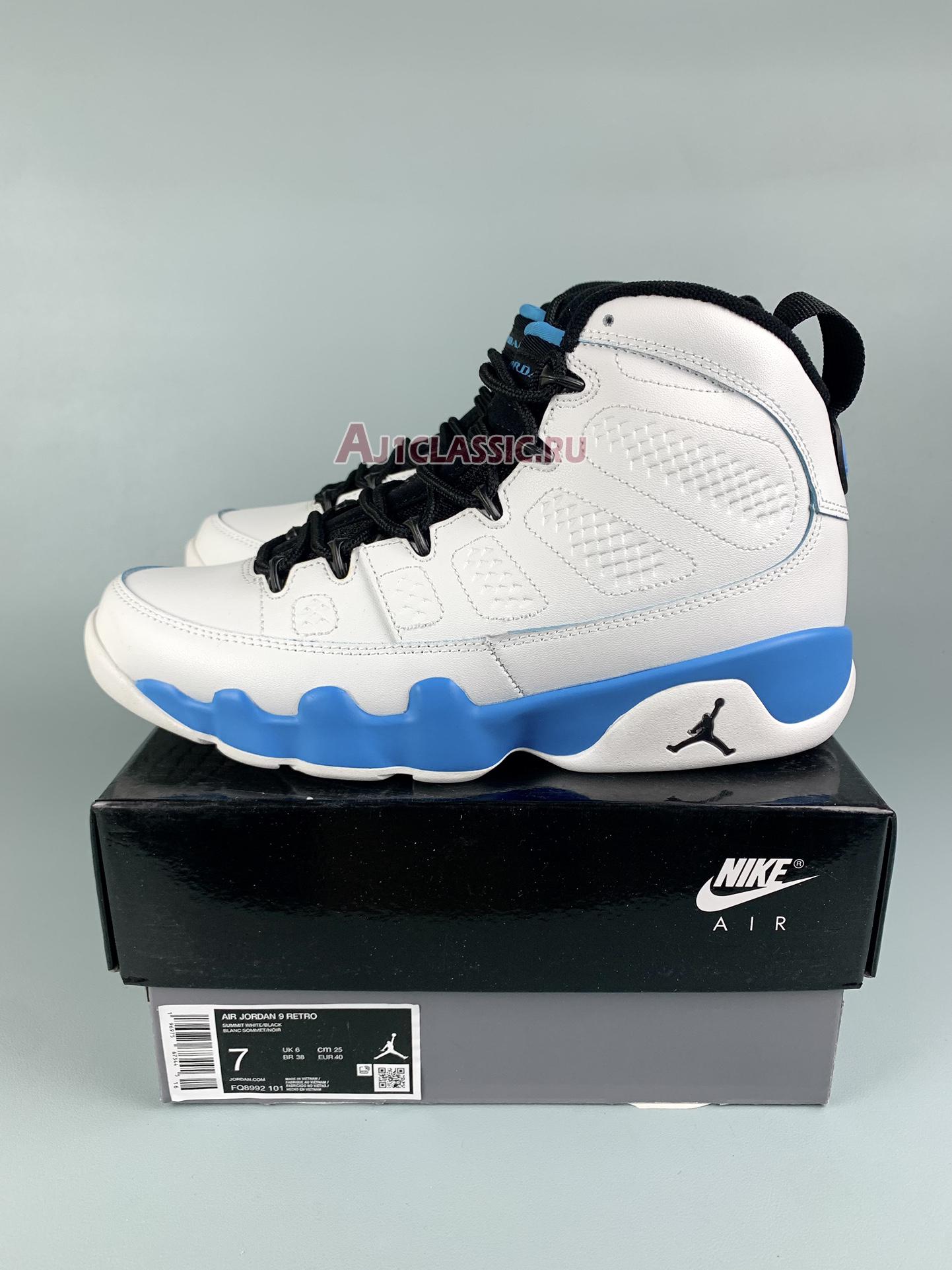 New Air Jordan 9 Retro "2024 Powder Blue" FQ8992-101 Shoes