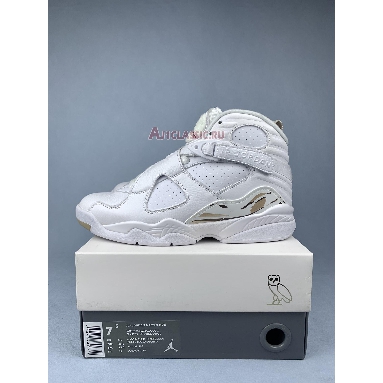 Octobers Very Own x Air Jordan 8 Retro White AA1239-135 White/Blue-Metallic Gold-Varsity Red Mens Womens Shoes