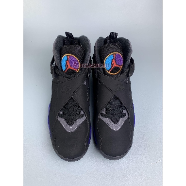 Air Jordan 8 Retro Aqua 2015 305381-025 Black/True Red-Flint Grey-Bright Concord Sneakers