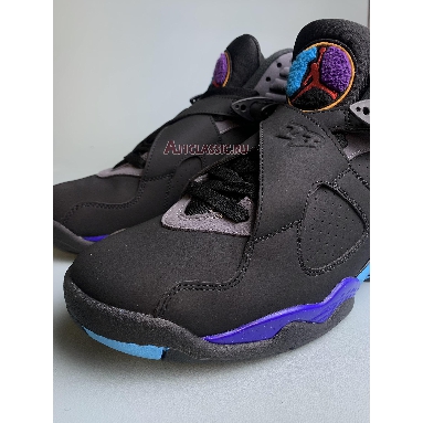 Air Jordan 8 Retro Aqua 2015 305381-025 Black/True Red-Flint Grey-Bright Concord Sneakers