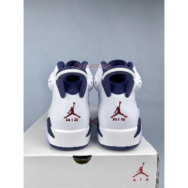 Air Jordan 6 Retro Olympic 2024 CT8529-164 White/Varsity Red/Midnight Navy Sneakers