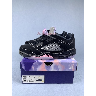 Air Jordan 5 Retro Low Dongdan DX4355-015 Black/White/Lilac Ice/Pink Rise Mens Womens Shoes