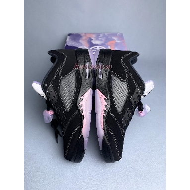 Air Jordan 5 Retro Low Dongdan DX4355-015 Black/White/Lilac Ice/Pink Rise Sneakers