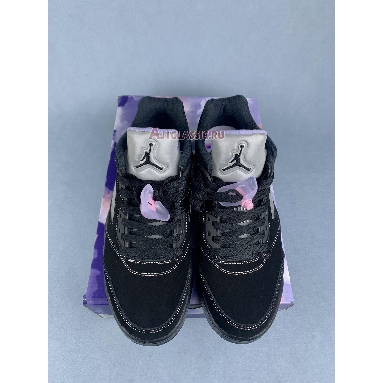 Air Jordan 5 Retro Low Dongdan DX4355-015 Black/White/Lilac Ice/Pink Rise Sneakers