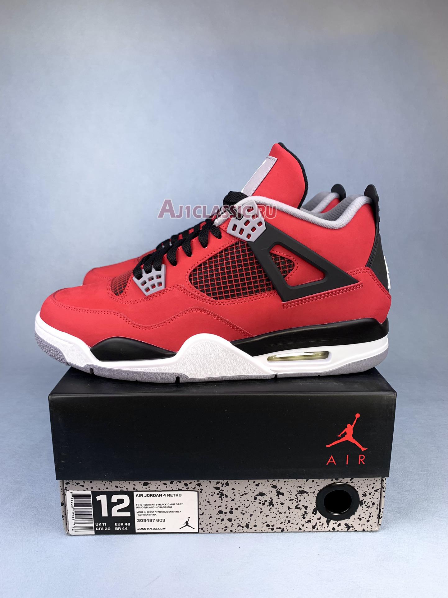 New Air Jordan 4 Retro "Toro Bravo" 308497-603-1 Shoes