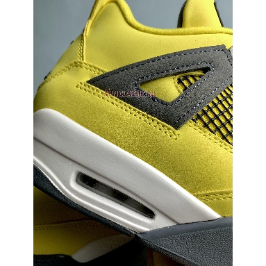 Air Jordan 4 Retro Lightning 2021 CT8527-700 Tour Yellow/Multi-Color/Multi-Color/Dark Blue Grey Sneakers