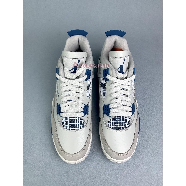 Air Jordan 4 Retro Military Blue 2024 FV5029-141 Off-White/Military Blue/Neutral Grey Sneakers