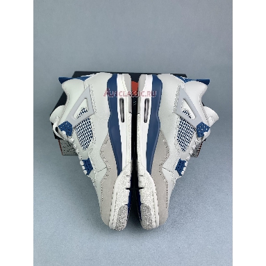 Air Jordan 4 Retro Military Blue 2024 FV5029-141 Off-White/Military Blue/Neutral Grey Sneakers