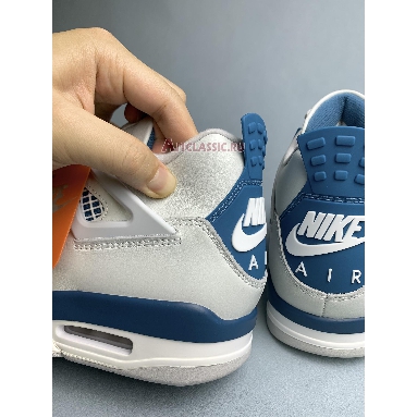 Air Jordan 4 Retro Military Blue 2024 FV5029-141 Off-White/Military Blue/Neutral Grey Sneakers