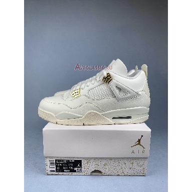 Air Jordan 4 Retro Metallic Gold AQ9129-170 Sail/Metallic Gold/Black Sneakers