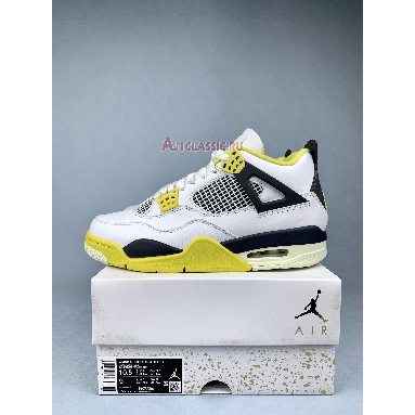 Air Jordan 4 Retro Vivid Sulfur AQ9129-101 White/Coconut Milk/Vivid Sulfur/Anthracite Sneakers