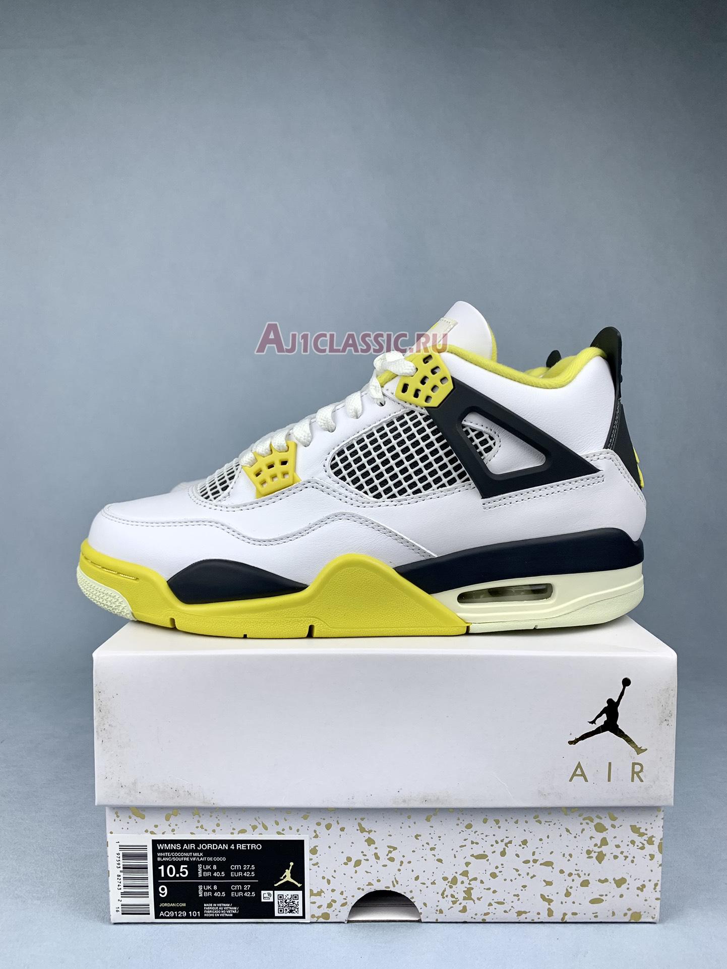 Air Jordan 4 Retro "Vivid Sulfur" AQ9129-101