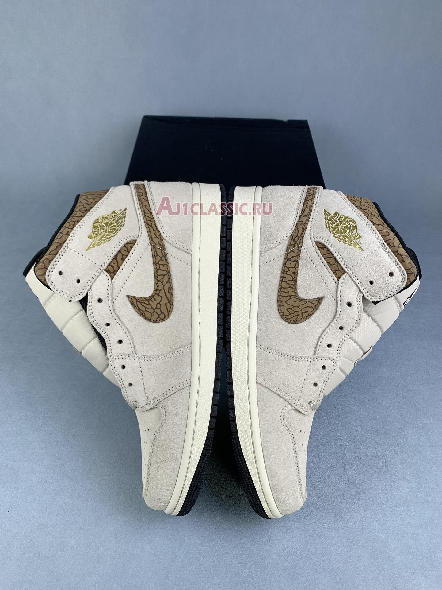 New Air Jordan 1 Mid SE "Brown Elephant" DZ4129-102 Shoes